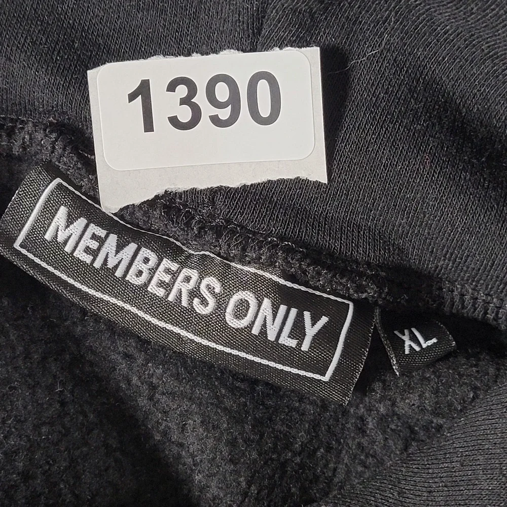Members Only Hoodie Mens XL Upside Down Teddy Face‎ Born To Be Graphic Pullover